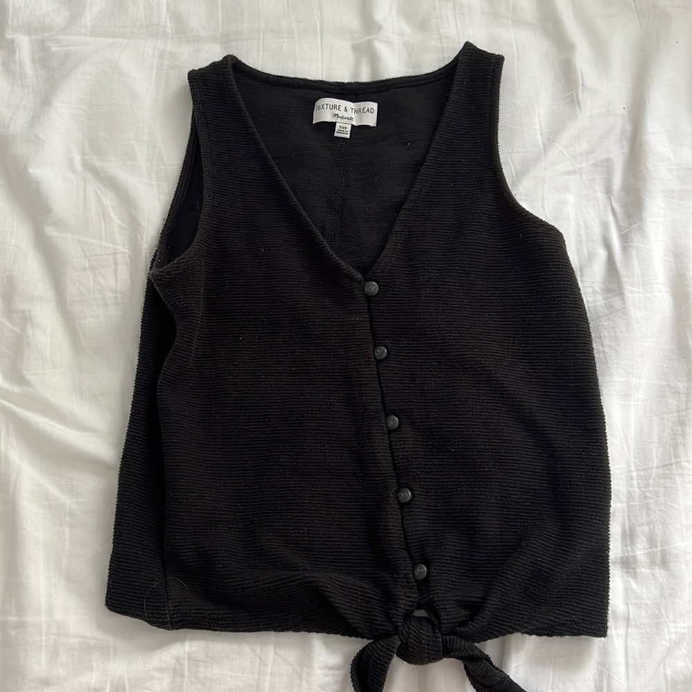 Madewell Button Up Tank Top